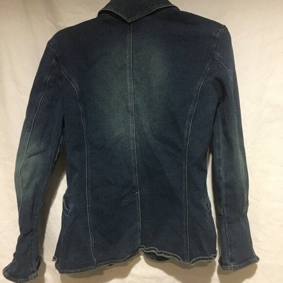Denim Jeans Blazer Jacket - Picture 4 of 5